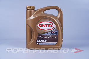 Масло моторное 5W30 4л, LUXE 5000 SL/CF (п/с) SINTEC 600245
