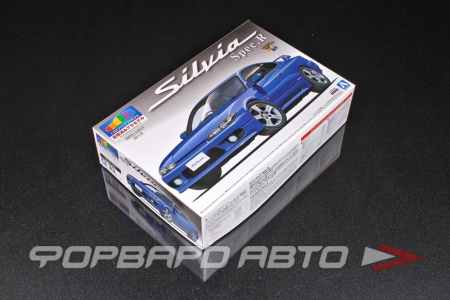 Сборная модель Nissan Silvia S15, Spec. R, Brilliant Blue AOSHIMA 00862